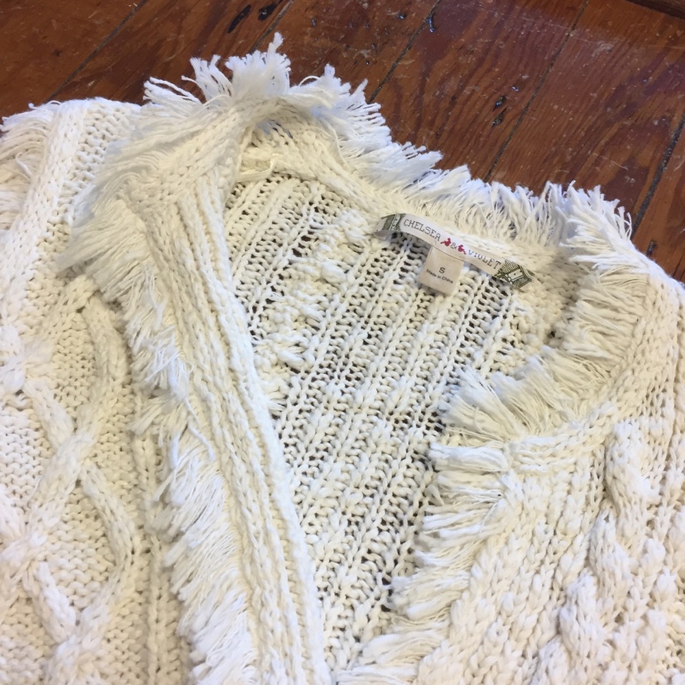 Chelsea & Violet cable knit cardigan